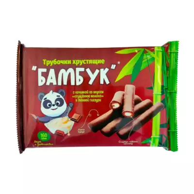 Хрустящие трубочки "Бамбук", 160 г
