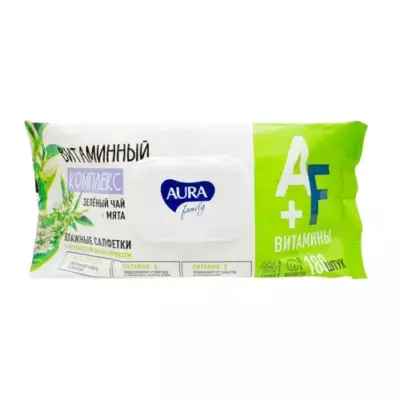Влажные салфетки АУРА