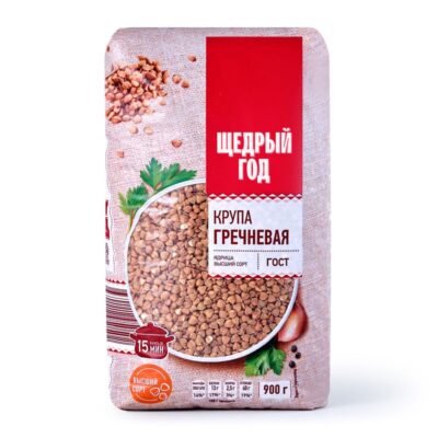 Крупа ЩЕДРЫЙ ГОД гречневая 1800г